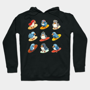 Surfing Birds Hoodie